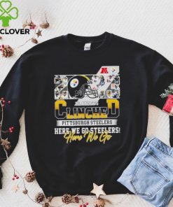2023 Playoff Clinched Pittsburgh Steelers here we go hoodie, sweater, longsleeve, shirt v-neck, t-shirt