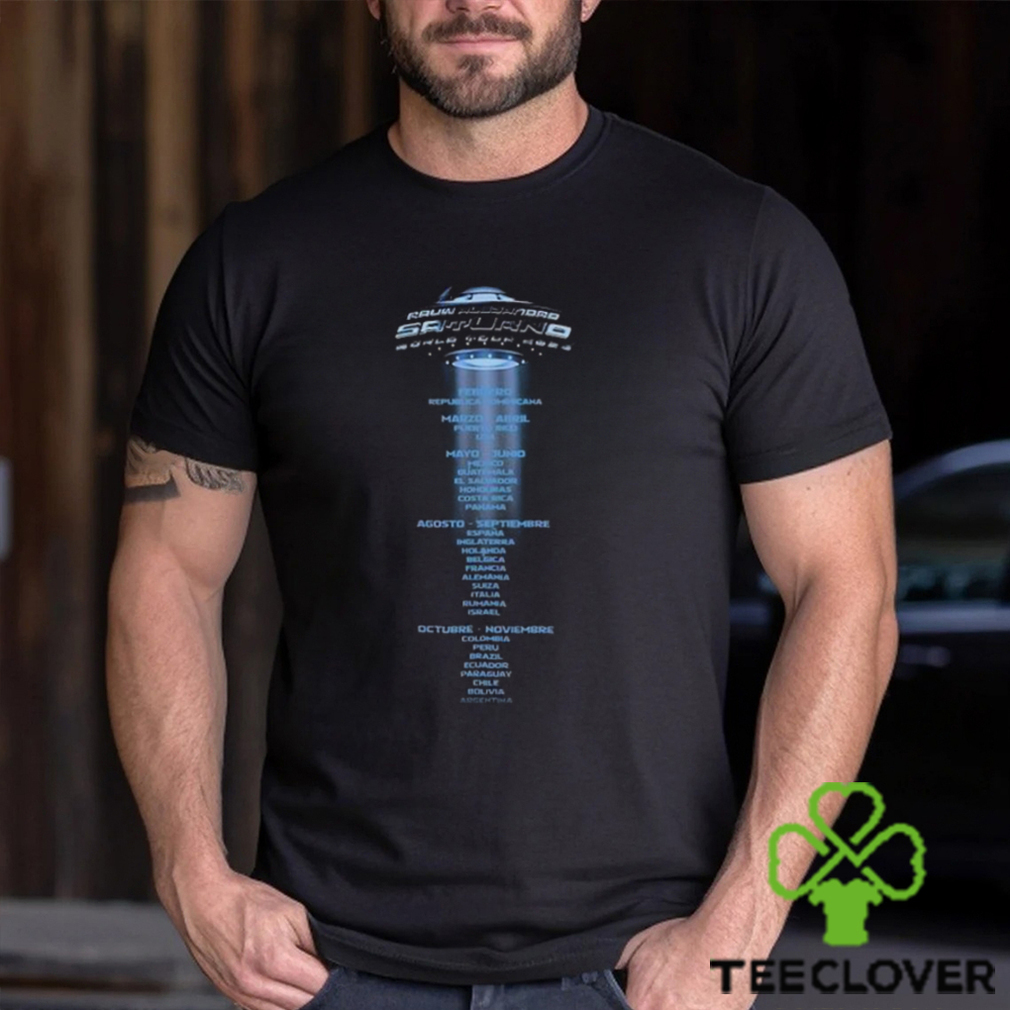 2023 Rauw Alejandro Saturno World Tour T Shirt Shirt Album Promo Unisex Hoodie Shirt 2023 Rauw Alejandro Saturno World Tour T Shirt Shirt Album Promo Unisex Hoodie Shirt