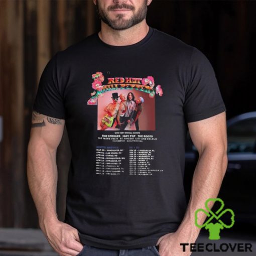 2023 Red Hot Chili Peppers America Tour 2 Sides T Shirt World Shirt Hoodie Classic