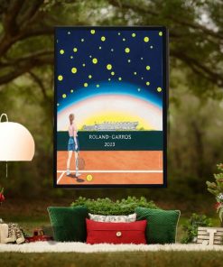 2023 Roland Garros Terre d’étoiles Poster Canvas