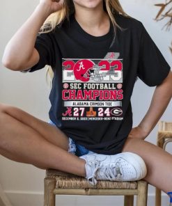 2023 SEC Football Champions Alabama Crimson Tide 27 24 Georgia Bulldogs Shirt