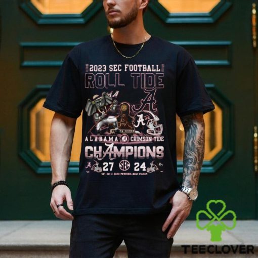 2023 Sec Football Champions Alabama Crimson Tide 27 – 24 Georgia Bulldogs Sat, Dec 2, 2023 Mercedes Benz Stadium T Shirt