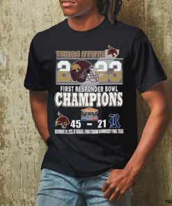 2023 Servpro First Responder Bowl Texas State Bobcats Champions 45 21 Shirt