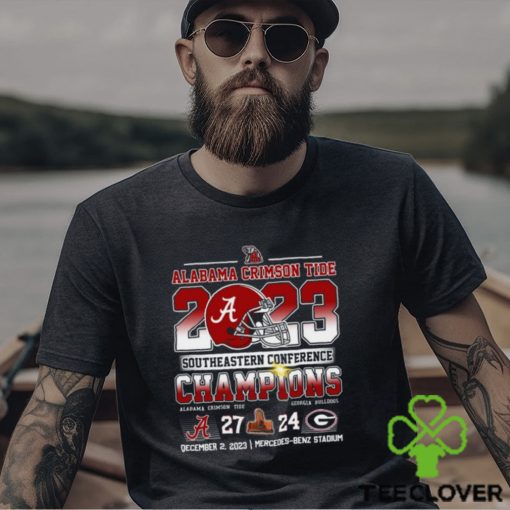 2023 Southeastern Conference Champions Alabama Crimson Tide 27 – 24 Georgia Bulldogs December  Mercedes Benz Stadium T Shirt