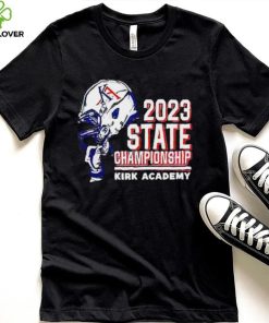 2023 State Championship Kirk Academy shirt