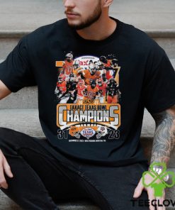 2023 Taxact Texas Bowl Champions Oklahoma State Cowboys T Shirt