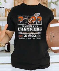 2023 Texas Bowl Champions Oklahoma State Cowboys 31 – 23 Texas A M Aggies T Shirt 1 2023 Texas Bowl Champions Oklahoma State Cowboys 31 – 23 Texas A M Aggies T Shirt