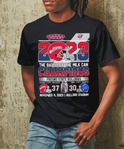 2023 The Battle Of The Milk Can Champions Fresno State Bulldogs 37 20 Boise State Shirt