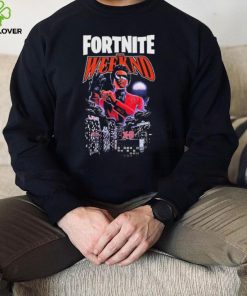 2023 The Weeknd X Fortnite drawing XO t shirt