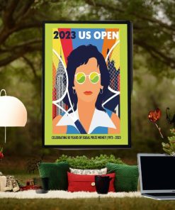 2023 US Open Celebrating 50 Years of Equal Prize Money Poster Canvas