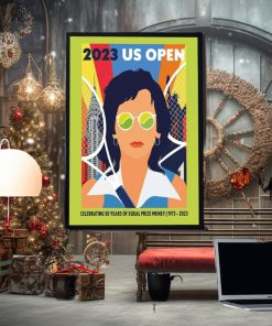 2023 US Open Celebrating 50 Years of Equal Prize Money Poster Canvas