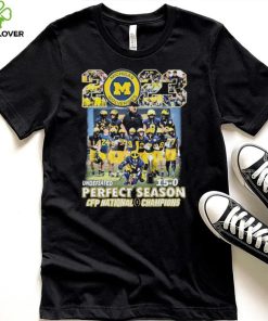 2023 Undefeated 15 0 Perfect Season Michigan Wolverines Team CFP National Champions Shirt