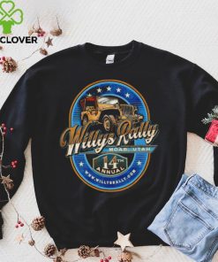 2023 Willys Rally Moab Utah 14th Annual logo hoodie, sweater, longsleeve, shirt v-neck, t-shirt