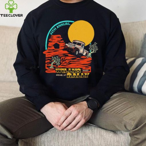 2023 Willys Rally Moab Utah 14th Annual vintage shirt