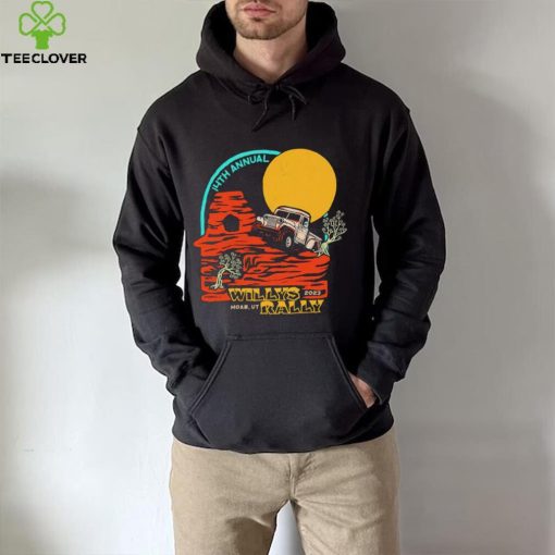 2023 Willys Rally Moab Utah 14th Annual vintage shirt
