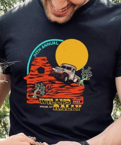 2023 Willys Rally Moab Utah 14th Annual vintage shirt
