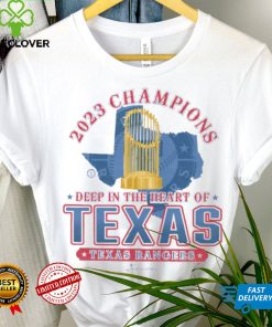 2023 World Series Champions Texas Rangers Franklin 'Trophy' T Shirt