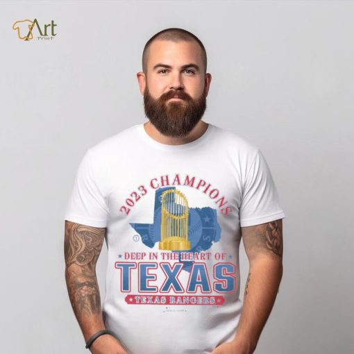 2023 World Series Champions Texas Rangers Franklin 'Trophy' T Shirt