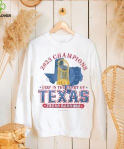 2023 World Series Champions Texas Rangers Franklin 'Trophy' T Shirt