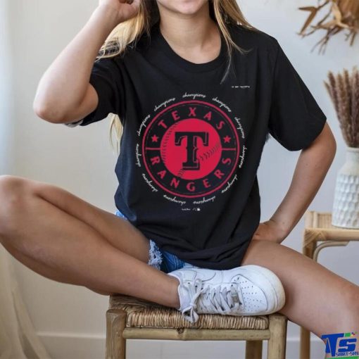 2023 World Series Trophy Texas Rangers Champions Shirt