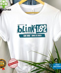 2023 blink182 shark tank san jose even limited logo design T shirt