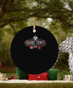 2023 transperfect music city bowl maryland terrapins vs auburn tigers matchup ornament Circle