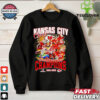 God first family second then Kansas City Chiefs mascot football shirt