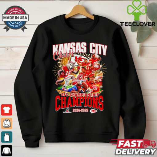 2024 2025 AFC Championship Champions Kansas City Chiefs graphic shirt