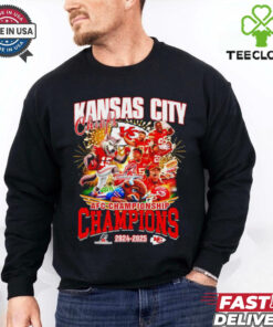 2024 2025 AFC Championship Champions Kansas City Chiefs graphic shirt