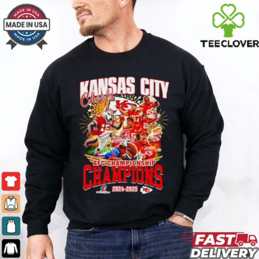 2024 2025 AFC Championship Champions Kansas City Chiefs graphic shirt