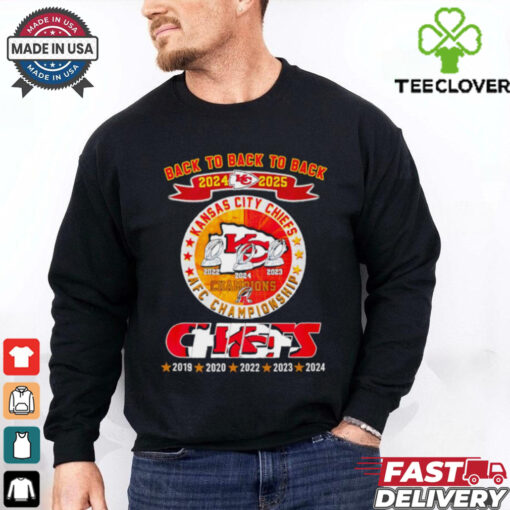2024 2025 Kansas City Chiefs AFC Championship Champions logo shirt