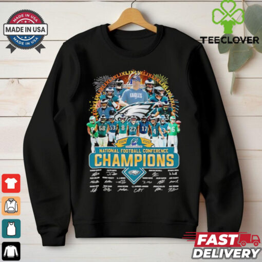 2024 2025 National Football Conference Champions Philadelphia Eagles shirt