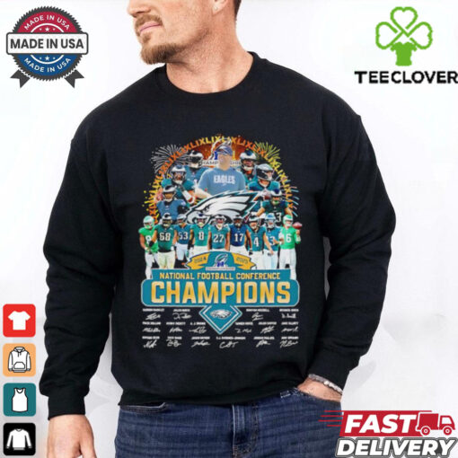 2024 2025 National Football Conference Champions Philadelphia Eagles shirt