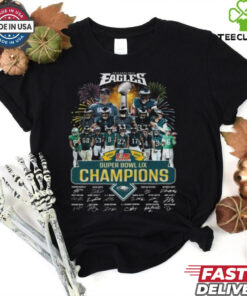 2024 2025 Super Bowl LIX Champions Philadelphia Eagles T Shirt