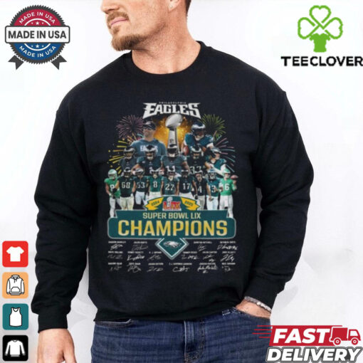 2024 2025 Super Bowl LIX Champions Philadelphia Eagles T Shirt