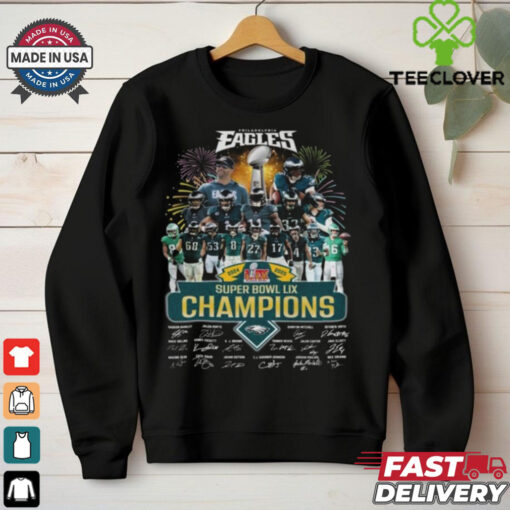 2024 2025 Super Bowl LIX Champions Philadelphia Eagles T Shirt