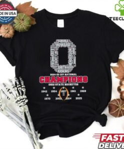 2024 25 CFP National Champions Ohio State Buckeyes shirt