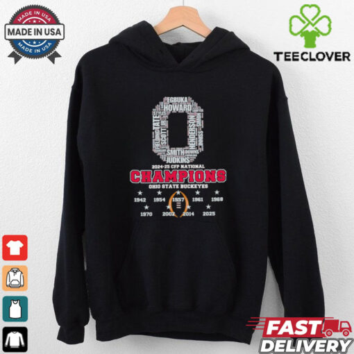 2024 25 CFP National Champions Ohio State Buckeyes shirt
