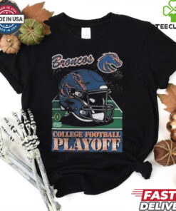 2024 25 College Football Playoff Helmet Boise State Broncos NCAA Division Helmet Shirt