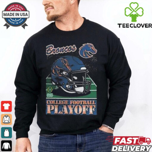 2024 25 College Football Playoff Helmet Boise State Broncos NCAA Division Helmet Shirt