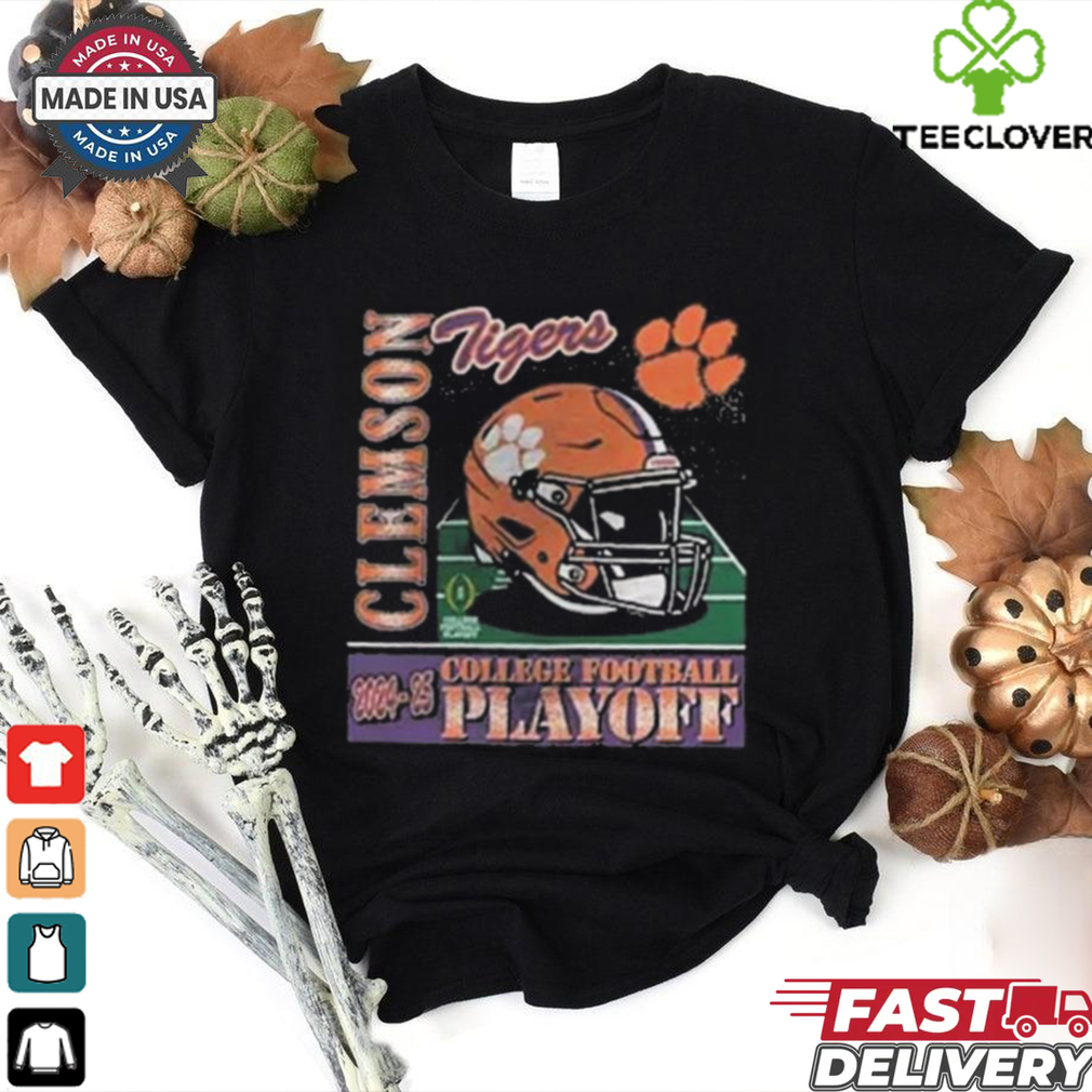 2024 25 College Football Playoff Helmet Clemson Tigers NCAA Division Helmet Shirt 2024 25 College Football Playoff Helmet Clemson Tigers NCAA Division Helmet Shirt