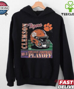2024 25 College Football Playoff Helmet Clemson Tigers NCAA Division Helmet Shirt