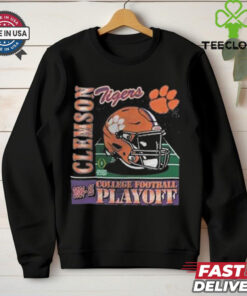 2024 25 College Football Playoff Helmet Clemson Tigers NCAA Division Helmet Shirt