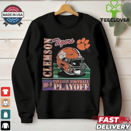 2024 25 College Football Playoff Helmet Clemson Tigers NCAA Division Helmet Shirt