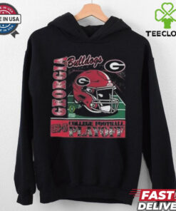 2024 25 College Football Playoff Helmet Georgia Bulldogs NCAA Division Helmet Shirt