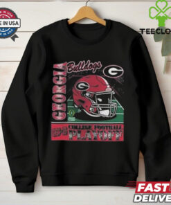 2024 25 College Football Playoff Helmet Georgia Bulldogs NCAA Division Helmet Shirt