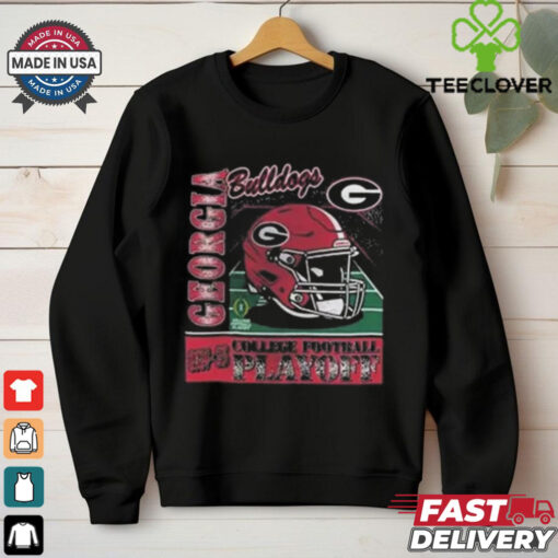 2024 25 College Football Playoff Helmet Georgia Bulldogs NCAA Division Helmet Shirt
