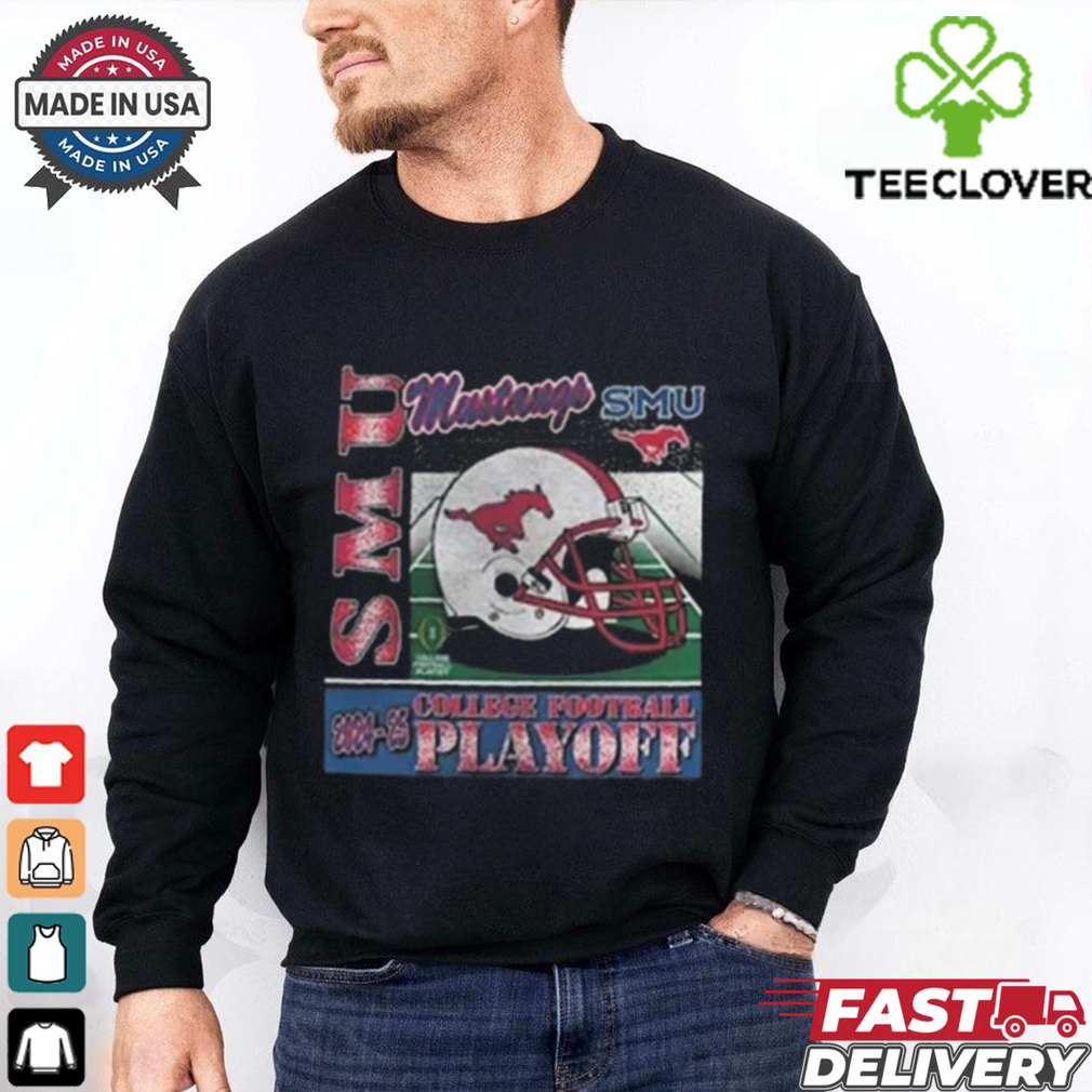 2024 25 College Football Playoff Helmet Southern Methodist Mustangs NCAA Division Helmet Shirt 2024 25 College Football Playoff Helmet Southern Methodist Mustangs NCAA Division Helmet Shirt