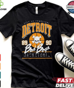 2024 25 Detroit Pistons Bad Boys Baseball City Of Champions Shirt