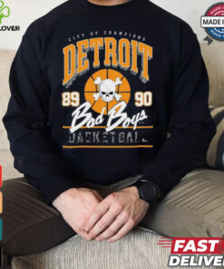 2024 25 Detroit Pistons Bad Boys Baseball City Of Champions Shirt